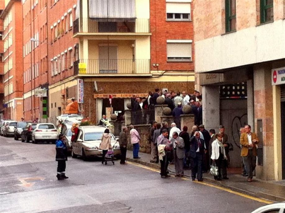 Los zamoranos quisieron dar un último adios a Manuel Rivera.