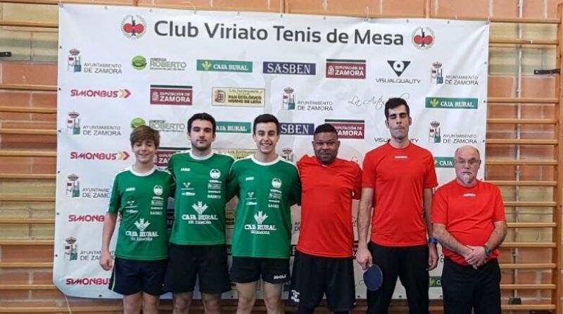 Fin de semana de Tenis de Mesa en Zamora, victoria en división de honor por un contundente 6-0