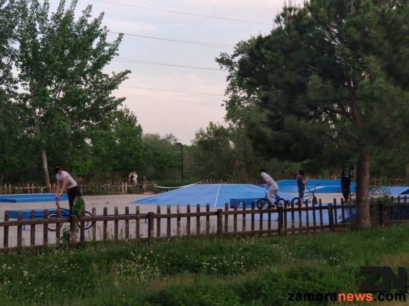 Los cuatro "valientes" del parque Skate de la Aldehuela, llega la "nueva anormalidad"