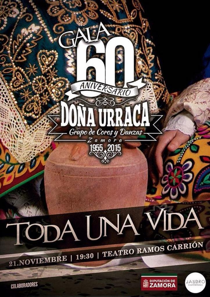 "Toda una vida" la gala colofón del 60 aniversario de Doña Urraca en el Ramos Carrión