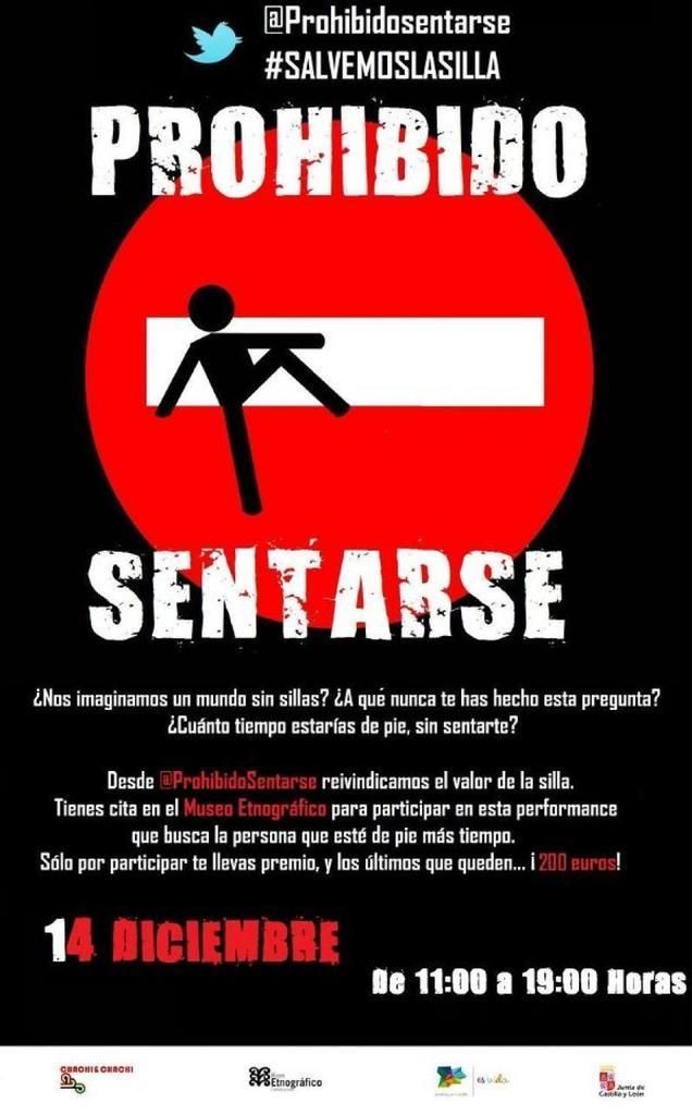 Prohibido Sentarse, concurso en el Etnográfico