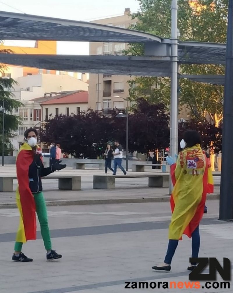 Fracaso en Zamora en la concentración para protestar contra el Gobierno de Sánchez