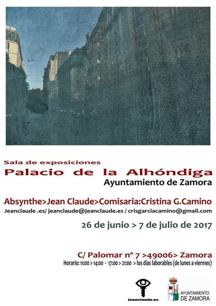 Exposición "Absinthe" de pintura en lona en la Alhóndiga