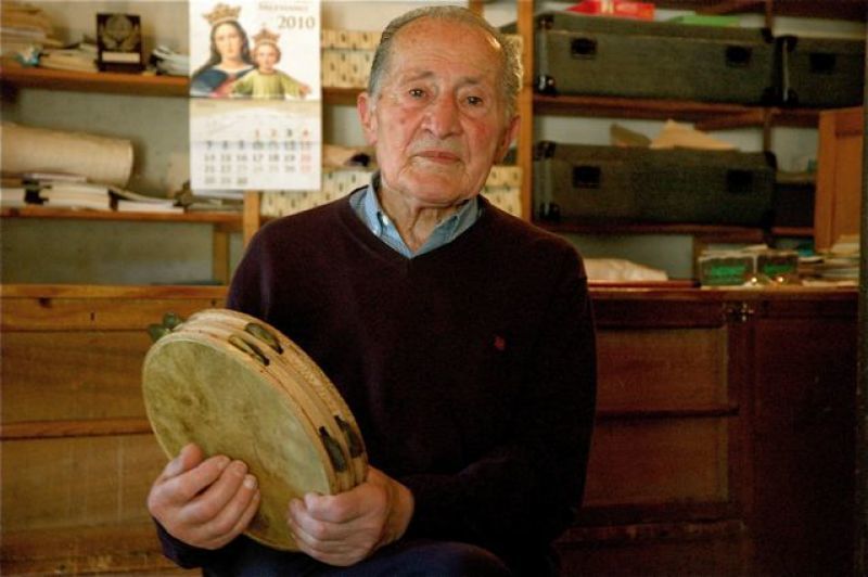 Argimiro Crespo, el "Juglar de La Carballeda" y el último arriero (Foto: folkenred)