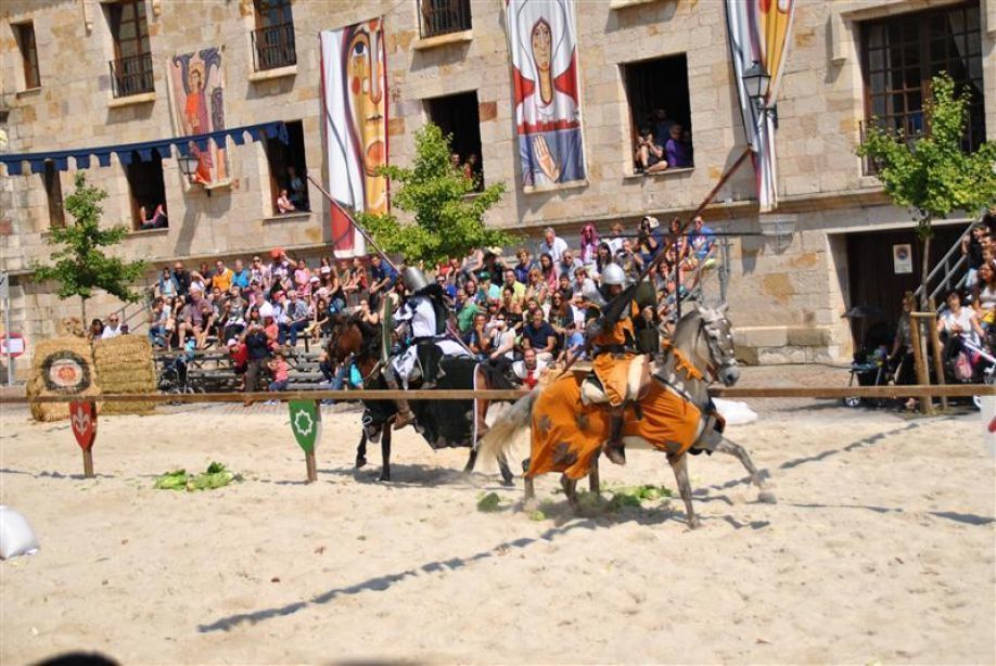 Justas medievales representadas en Zamora.