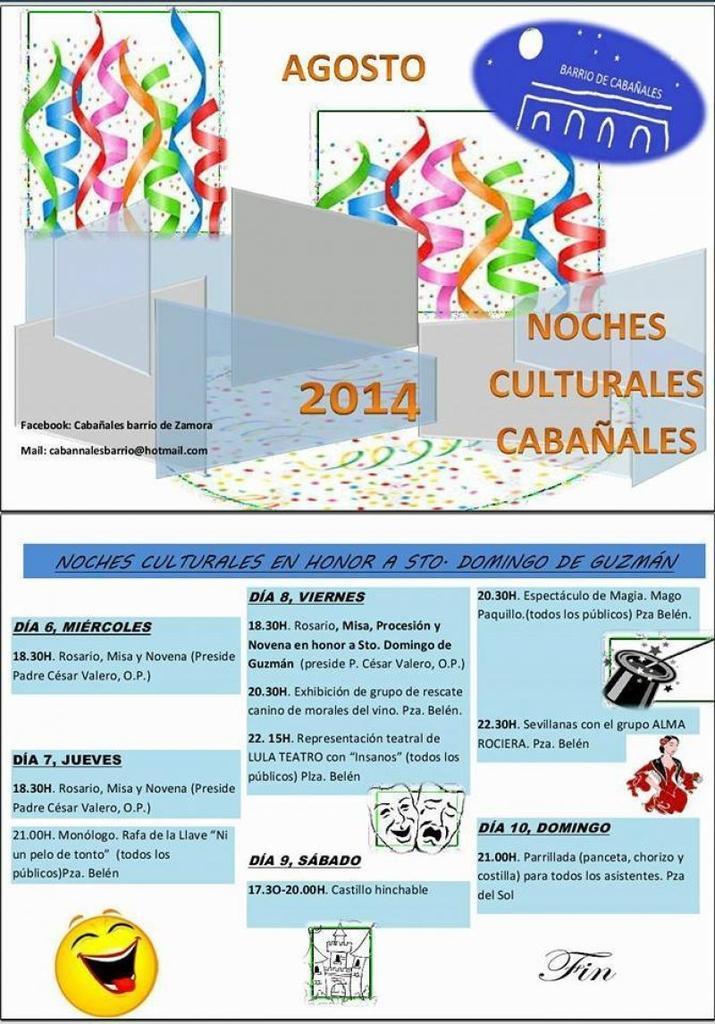 Cabañales organiza las noches culturales