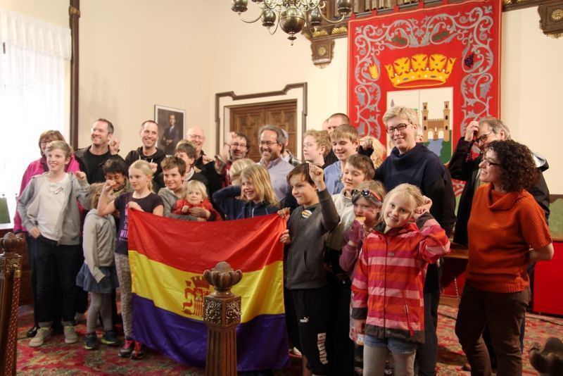 Familiares de un brigadista sueco llegan a Zamora para conocer la obra de Baltasar Lobo