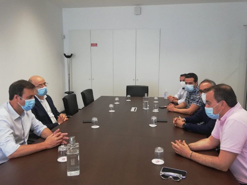 El presidente de la Diputación visita el parque Tecnológico de Braganza, como referencia para el futuro proyecto de Parque Científico en Zamora