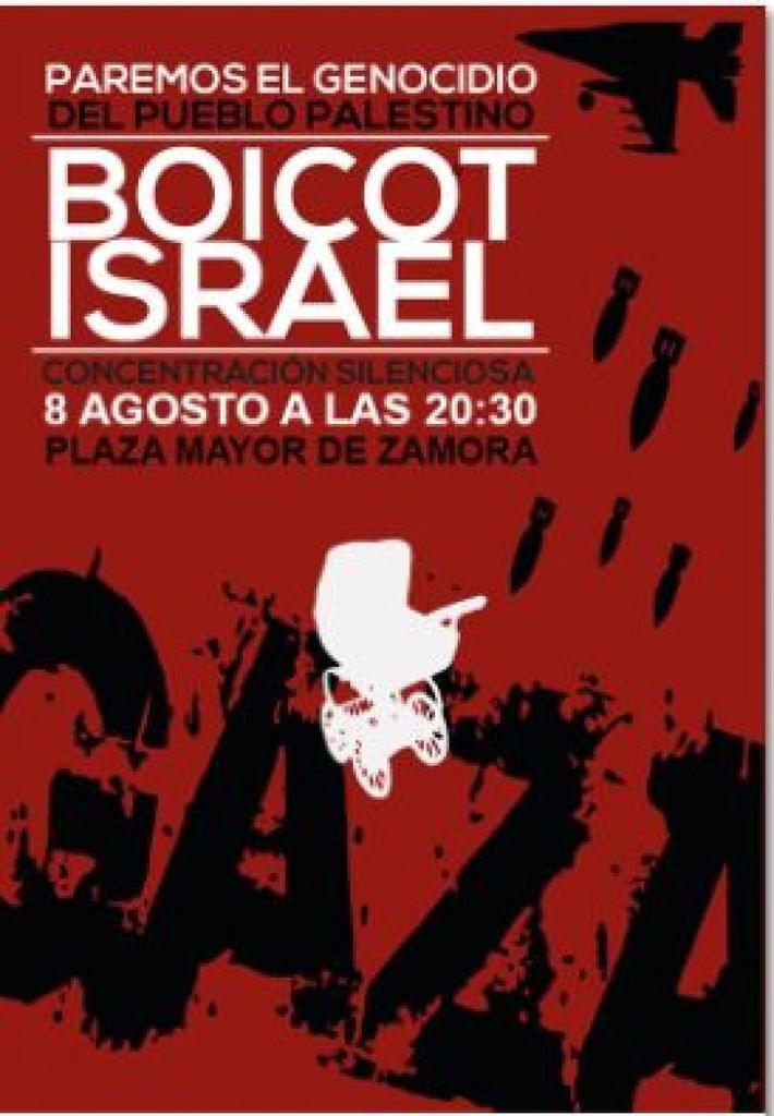 Cartel anunciador de la concentración.