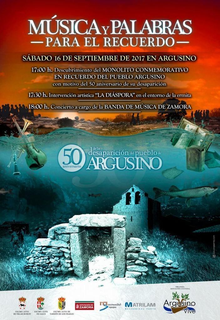 Música y palabras para el recuerdo en Argusino, que sigue vivo