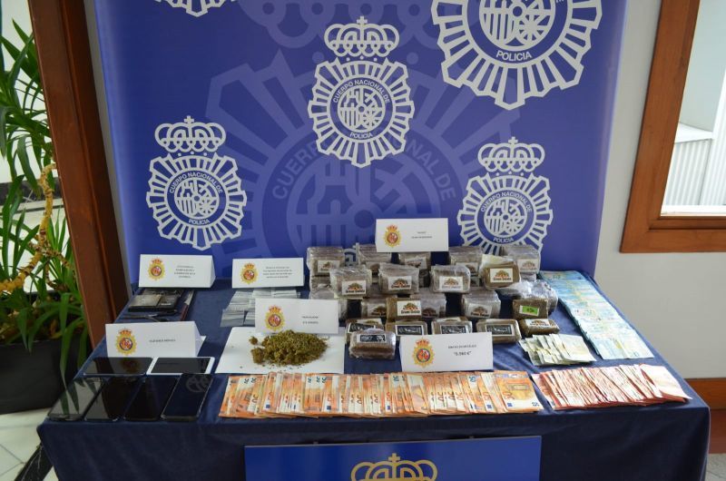 Golpe al narcotráfico en Zamora más de 11 kilos de hachís y 4 detenidos