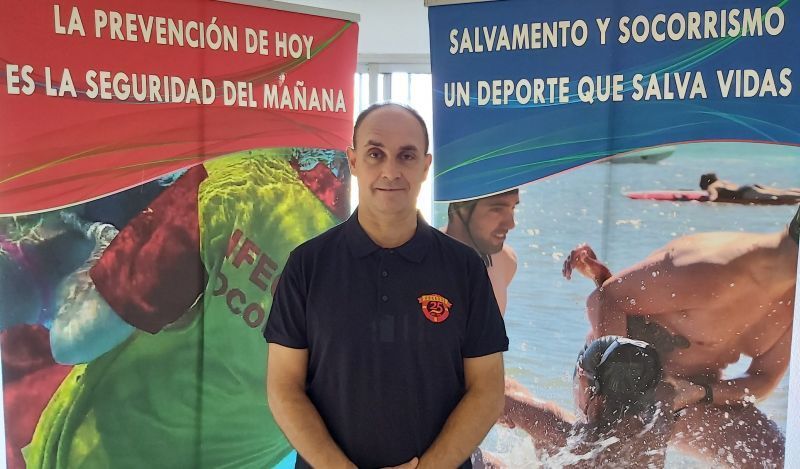 Ignacio Retuerto, presidente de la Federación de Salvamento y Socorrismo de Castilla y León, distinguido por el COE con la Insignia Olímpica