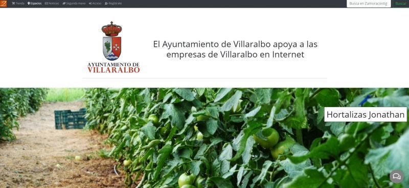 El Ayuntamiento de Villaralbo amplia el servicio de apoyo al Comercio Local en la red publicitando a las empresas de la localidad en su web