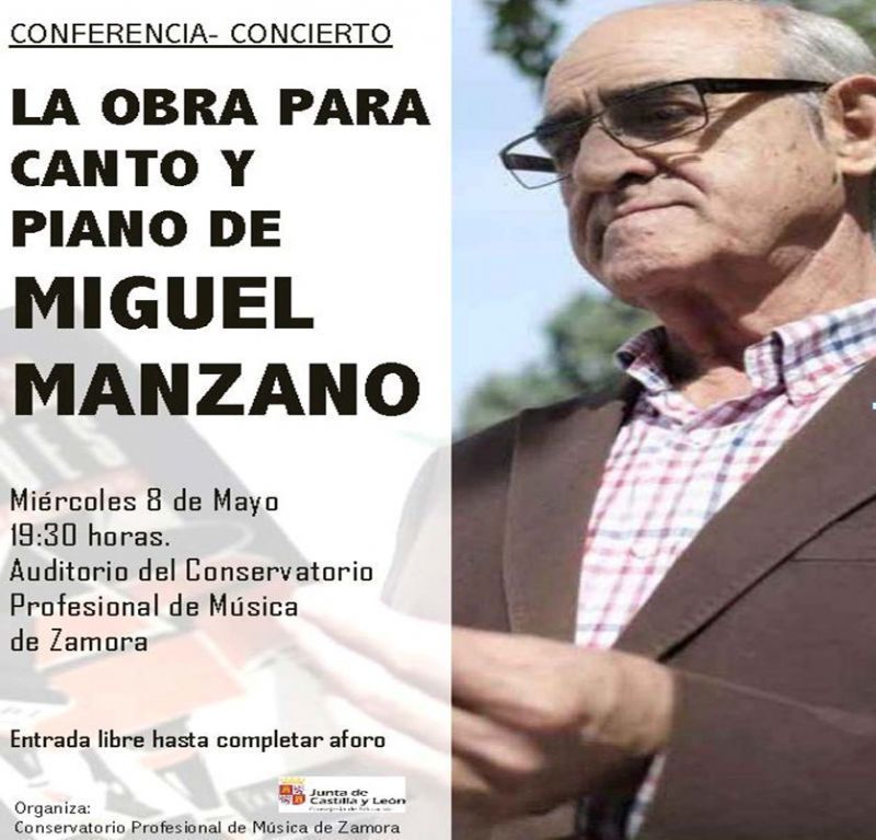 El Conservatorio de Zamora homenajea al compositor y músico zamorano Miguel Manzano