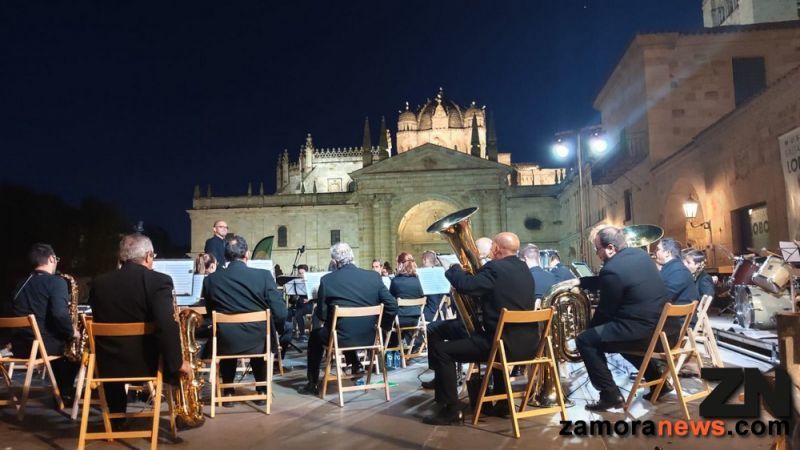 La Banda de Música de Villamayor completa la tercera jornada del Festival Hispano luso de bandas de música y ensembles de viento