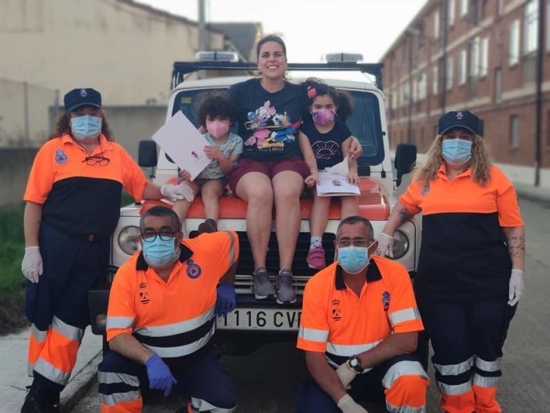 Los cumpleaños felicitados por Protección Civil en Villaralbo acabarán el 8 de junio