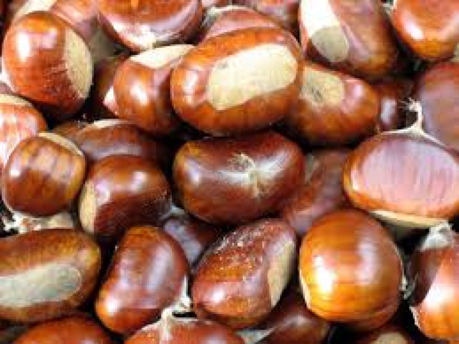 La castaña es uno de los productos estrella de Aliste