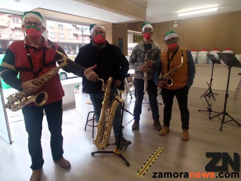Sax Quartet Music animará el día de Nochebuena de 12 a 14 horas en varias plazas de Zamora
