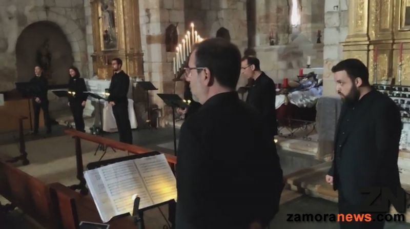 El Gregoriano de Ockham Choir hace temblar las piedras de Santa María con un mas que especial Jerusalem