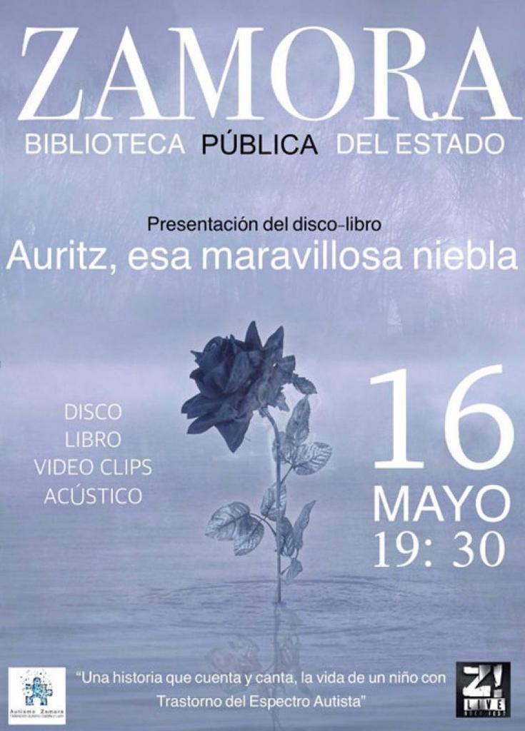 El grupo bilbaino AURITZ, grupo participante en la IV edición del festival Z! Live Rock presentan el jueves su Disco + Libro "Esa Maravillosa Niebla"
