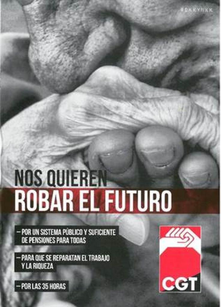 La C.G.T. en Zamora convoca para mañana, 16 de octubre, a las 11:00 horas, una concentración a la puerta del I.N.S.S. en Zamora