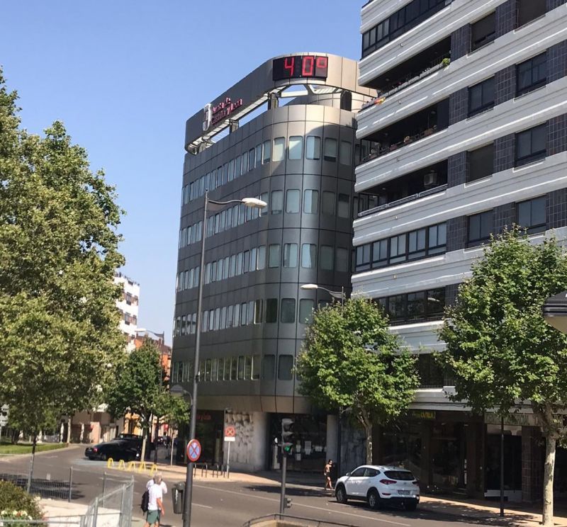 Las calles de Zamora alcanzan los 40ºC