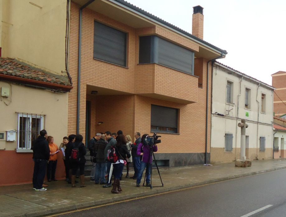 Carretera de La Hiniesta, afectada por el corte de luz